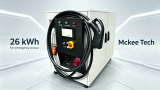 30kW 26kWh Mobil Elektrikli Araç Şarj Cihazı Araba Acil Yol Kenarında Şarj için Taşınabilir Enerji Depolama