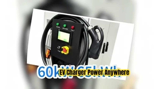 Maxpower 60kW Adli Güç 65kWH Kapasite IP55 Koruma Mobil EV Şarj cihazı Taşınabilir Şarj İstasyonu