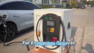 CCS2 CCS1 GB/T Mobil Elektrikli Araç Şarj Cihazı Yol Acil Durumunda Sıvı Soğutma