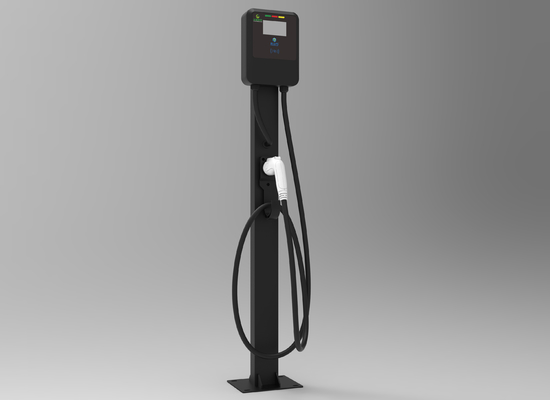 İyi bir fiyat. 11KW AC EV Şarj Kartı Swipe Type1 Type2 Ticari Halk Yer Montajı çevrimiçi