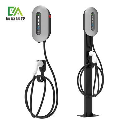 LCD Ekran EV Duvar Kutusu Şarj İstasyonu Üç Fazlı AC400V Tesla Ev Şarj İstasyonu
