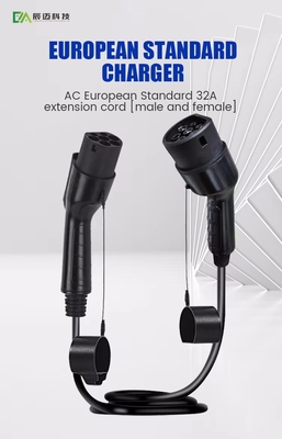 İyi bir fiyat. Çift Silah Başlığı Eu Ac Ev Araba Şarj Kablosu 16A 32A 3.5Kw 7Kw Tip 2 çevrimiçi