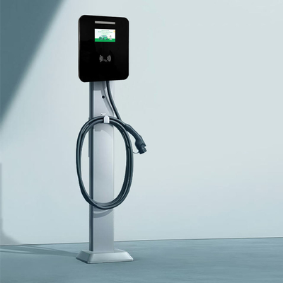 İyi bir fiyat. Elektrikli Araç Zemine Montajlı EV Şarj Aracı Tip 2 7KW 11KW 22KW 32A çevrimiçi