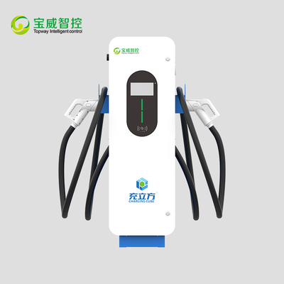 30KW/40KW Yerde duran Çift Silahlı Elektrikli Araç Şarj Yığını / Elektrikli Araç Şarj İstasyonu