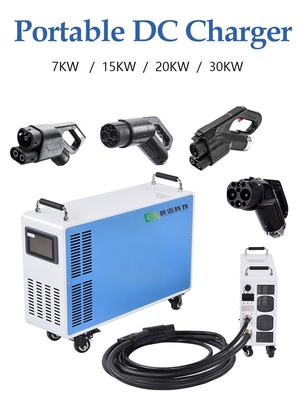 7KW 15KW 20KW 30KW taşınabilir DC elektrikli araç şarj cihazı çıkarılabilir elektrikli araç şarj cihazı