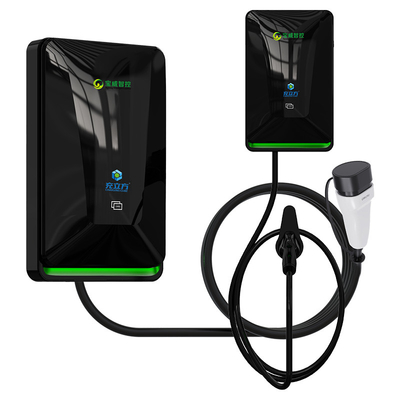 İyi bir fiyat. 7KW 11KW 21KW Siyah Duvar Montajlı Tek Silahlı Elektrikli Araç Ev Kullanımı için AC Şarj Yığını çevrimiçi