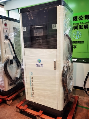 CE sertifikalı çift silahlı 80kW/120kW/160kW Hızlı DC Elektrikli Araç Şarj İstasyonu