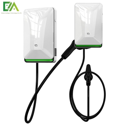İyi bir fiyat. 7KW 11KW 22KW Pearl White Duvar Montajlı Elektrikli Araç Tek Silahlı AC Şarj Yığın / Mobil Şarj Aracı çevrimiçi