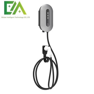 İyi bir fiyat. 7KW 11KW 22KW Gümüş Duvar Montajlı Elektrikli Araç Tek Silahlı AC Şarj Yığını / Ev Kullanımı Ticari Taşınabilir Şarj Aracı çevrimiçi