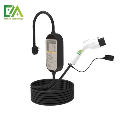 32A 7Kw Aile Elektrikli Araba Taşınabilir Şarj Aracı Elektrikli Araba Aksesuarları Mobil Tip 2 Elektrikli Araba Şarj Aracı