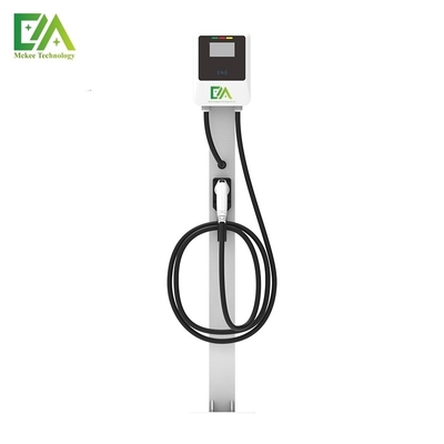 İyi bir fiyat. Beyaz Ev Ticari 7KW/11KW/22KW Tek silahlı dikey elektrikli araç AC şarj yığını çevrimiçi