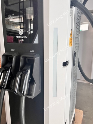 İyi bir fiyat. Yeni 60KW ila 240KW EV DC Hızlı Şarj İstasyonu Zemin 7 Inch Ekran DC Elektrikli Araç Şarjı Şarj Yığın IP54 çevrimiçi