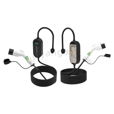 İyi bir fiyat. 6-32A Akım Düzenlenebilir 3.5kW 7kW 11kw AC Ev taşınabilir elektrikli araba şarj cihazı Tip 2 elektrikli araba şarj cihazı çevrimiçi