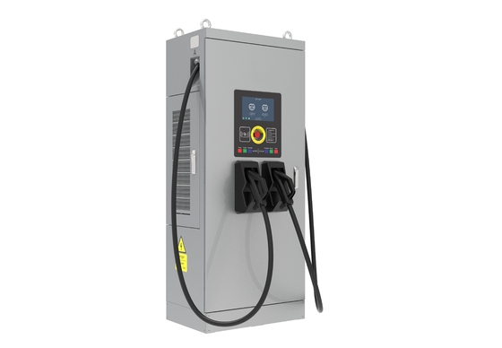60KW'dan 240KW'ya kadar DC Ev Hızlı Şarj İstasyonu Çift Gbt Ccs1 Ccs2 Silah Ev Şarj cihazı ile Yeni Şart