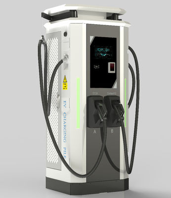 Ticari DC Elektrikli Araç Şarj Cihazı 120kW Hızlı Şarj İstasyonu LCD Ekranlı Hızlı ve Elektrikli Araç Şarj Çözümleri Sunar