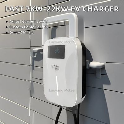 İyi bir fiyat. Seviye 2 Wallbox Şarj İstasyonu için 4.3 Inç Renkli Ekranlı 7KW IP65 Hava Durumuna Karşı AC EV Şarj cihazı çevrimiçi