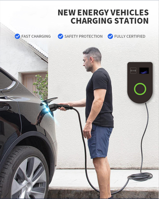 İyi bir fiyat. 7kW 14kW 22kW Tip 2 Plug Hızlı Şarj Ticari EV Şarj İstasyonu Duvar Montajlı Şarj Soketi çevrimiçi