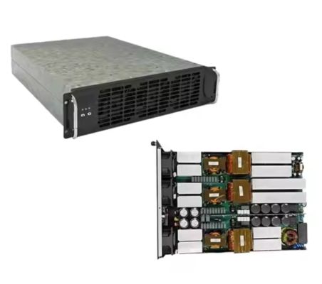 İyi bir fiyat. 60kW Yüksek Frekanslı DC Şarj Modülü 150–1000V Geniş Çıkış CAN Veriyolu Paralel Ticari Hızlı Şarj Kabinleri İçin 60 Birime Kadar Çevrimiçi