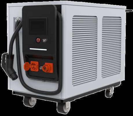 Mobil EV Şarj Aygıtı Taşınabilir 30kW DC Hızlı Şarj İstasyonu IP54 Rated Kompakt Acil Elektrikli Araç Şarj Çözümü