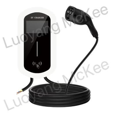 İyi bir fiyat. 7kW 11kW Duvar Montajlı AC EV Şarj cihazı 32A 220V OCPP 1.6J WiFi 4G LAN IP54 4.3 Inch Touch Screen Çevrimiçi