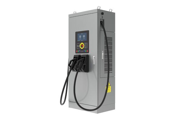 İyi bir fiyat. 120kW DC Hızlı Çift Silahlı Elektrikli Araç Şarj cihazı, IP54 koruma derecesi ile donatılmıştır, 7 inçlik etkileşimli dokunmatik ekran, OCPP 1.6J iletişim protokolü,ve kapsamlı tam özellikli güvenlik programı çevrimiçi
