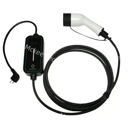 İyi bir fiyat. 3.5kW 16A Düzenlenebilir Tip 2 LCD ekranlı taşınabilir EV şarj cihazı çevrimiçi