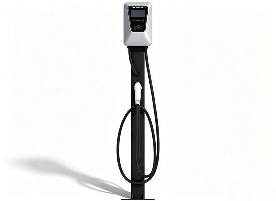 7kW Dış Mekan AC EV Şarj Cihazı IP55 32A Geniş Sıcaklık 4,3 İnç Dokunmatik Ekran Çift Montajlı