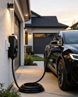İyi bir fiyat. Type1 A2 AC Taşınabilir Elektrikli Araç Şarj Cihazı 11.5KW 6A‑48A 85V‑265V Giriş IP54 Koruma UL94 V0 Alev Geciktirici 1.68 İnç LCD Ekranlı Çevrimiçi
