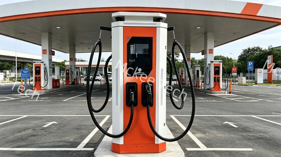 Ticari filo ağır kamyon şarj altyapısı White Dew Serisi 240KW DC EV şarj cihazı Hava soğutma OCPP1.6J 10 Inch Touch Screen IP54 Hızlı şarj istasyonu