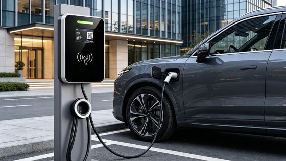 İyi bir fiyat. IP54 UL94 V0 Kare Cam Duvarlı Sütun Türü Yapı EV Şarj Aygıtı Türü1 11kw 16A 380V 5.64 Inch LCD Ekran AC Şarj İstasyonu Çevrimiçi