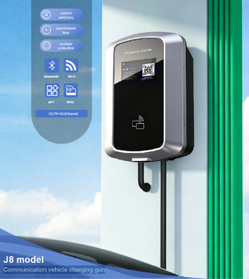 İyi bir fiyat. Duvar ve Sütun Montajı Desteği 85V 265V IP54 Konut Elektrikli Araç Şarjı İçin 5.64 İnç LCD 7kW 32A J8 AC Elektrikli Araç Şarj İstasyonu Euro Tip2 Çevrimiçi