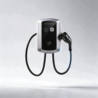 İyi bir fiyat. J8 ABD Tip1 Ev Şarj Cihazı Duvara Monte ve Sütun Montajlı AC Şarj İstasyonu 7.6kW 32A 85V 265V IP54 5.64 inç LCD Ekran Çevrimiçi