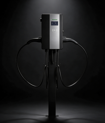 İyi bir fiyat. Duvara Monte CLF AC 22D AC EV Şarj Cihazı Tip1 22KW Çift Tabancalı Yapı IP54 OCPP1.6J Dahili 4.3 İnç Renkli Dokunmatik Ekran Maksimum Çıkış Akımı 32A'ya Kadar Çevrimiçi
