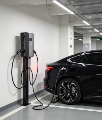 İyi bir fiyat. 11kW Dual Gun AC EV Charger Type 1 Wall Mounted 2x16A Three Phase OCPP 1.6J Commercial Çevrimiçi