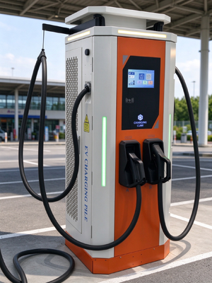 İyi bir fiyat. 360kW Çift Tabancalı DC Hızlı Şarj Cihazı CCS1 CCS2 CHAdeMO GB/T OCPP 1.6J 200-1000V IP54 Otoyol Hizmeti Çevrimiçi
