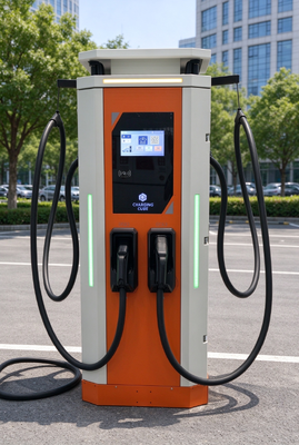 İyi bir fiyat. 240kW Çift Tabancalı DC Hızlı Şarj Cihazı CCS1 CCS2 CHAdeMO GB/T OCPP 1.6J 200-1000V IP54 Ticari Çevrimiçi