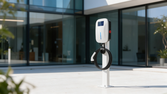 İyi bir fiyat. 7kW Tip 2 AC Elektrikli Araç Şarj Cihazı Duvar Kutusu 32A Tek Tabanca Bluetooth UYGULAMA RCD IP54 Ev Şarj İstasyonu Çevrimiçi
