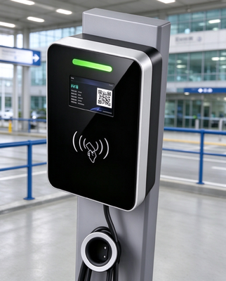 İyi bir fiyat. 9.6kW Tip 1 AC Elektrikli Araç Şarj Cihazı IP54 UL94 V0 Muhafaza 40A RFID Ticari Duvar Kutusu Çevrimiçi