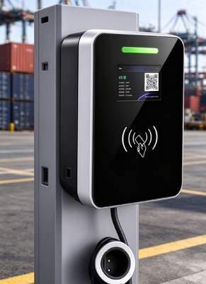 İyi bir fiyat. 7kW Tip 2 AC Elektrikli Araç Şarj Cihazı Temperli Cam Ön Panel 32A IEC 62196 Ev Wallbox Çevrimiçi